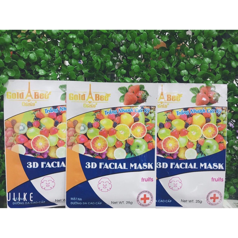 COMBO 3 MIẾNG MẶT NẠ TRÁI CÂY