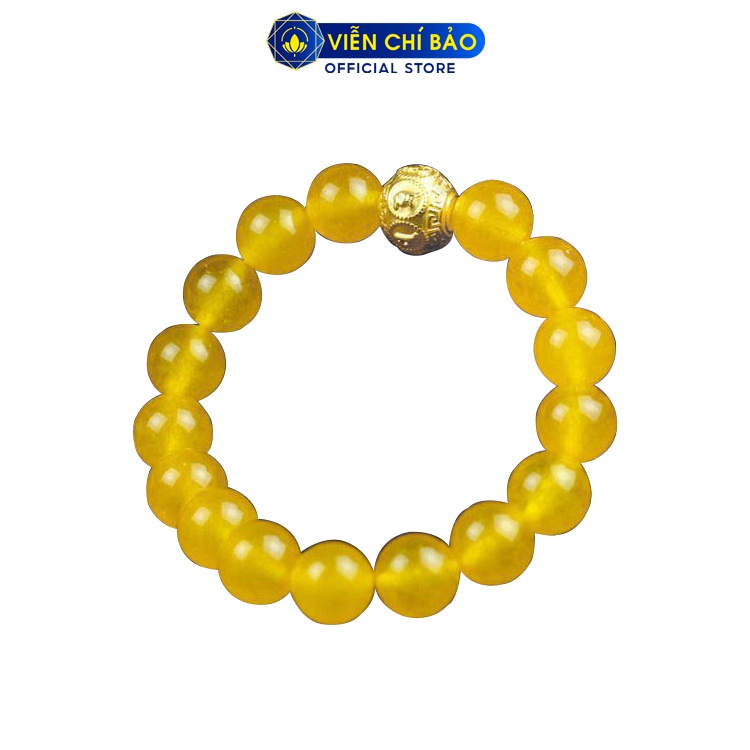 Vòng tay Lục Tự vàng Charm vàng 24K thời trang phụ kiện trang sức Viễn Chí Bảo V000513 C240078