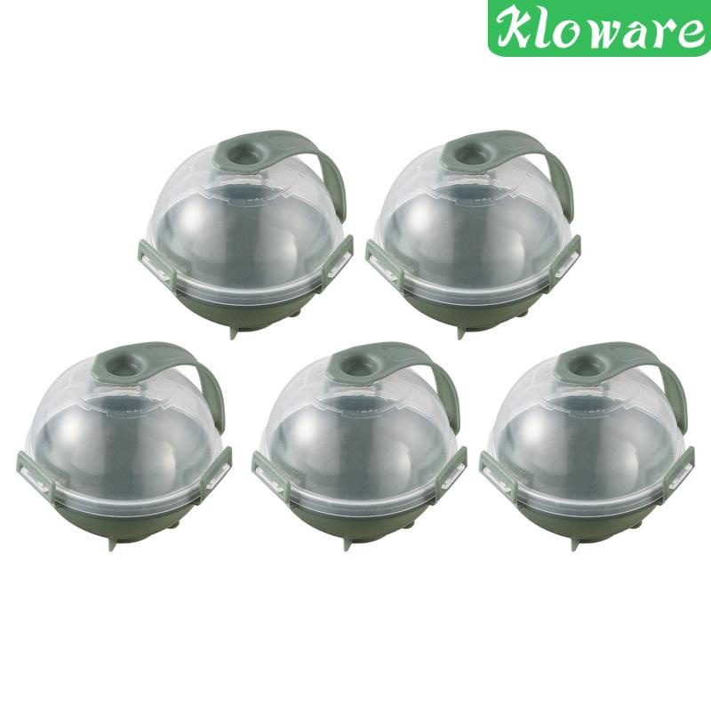 Set 5 Khuôn Nhựa Làm Đá Hình Tròn Cỡ Lớn Tiện Dụng