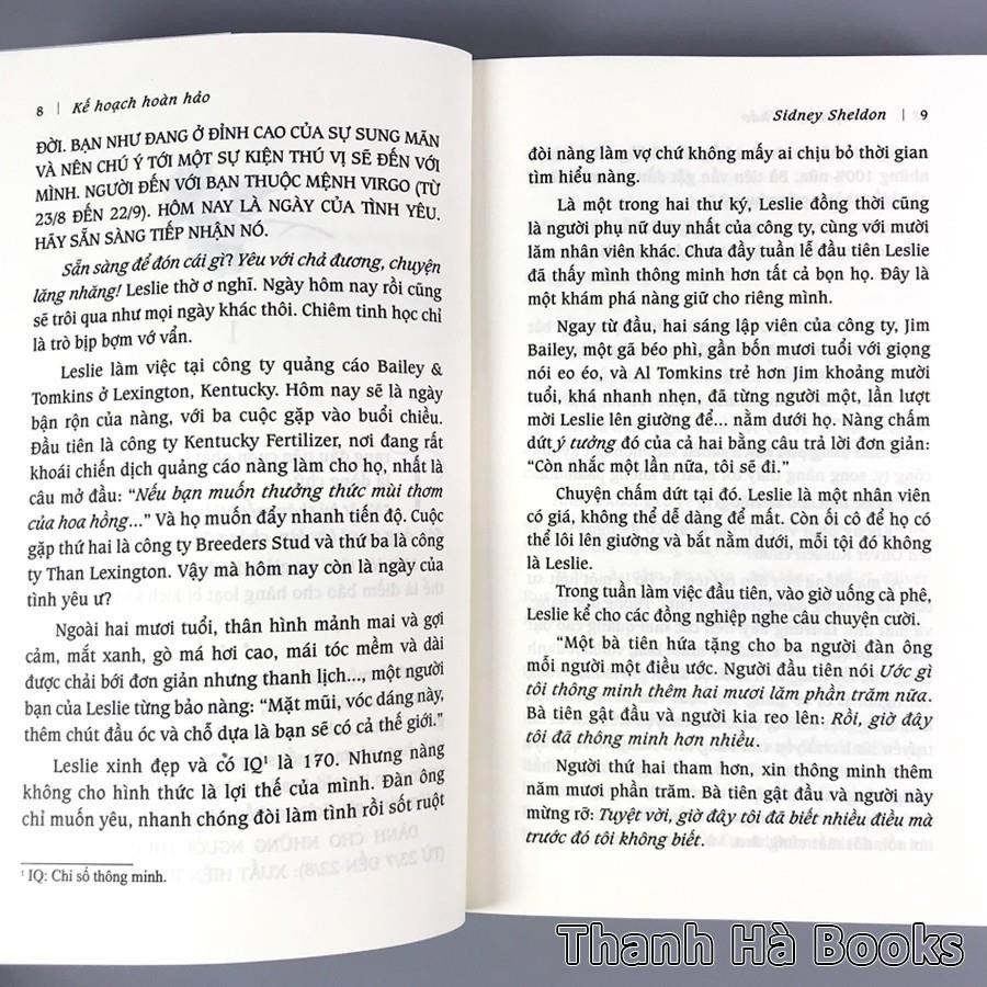 Sách - Kế hoạch hoàn hảo (Sidney Sheldon)