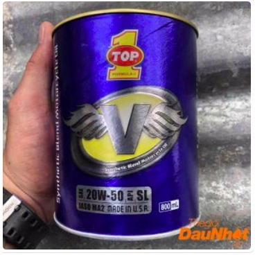 Dầu nhớt TOP 1 Super V 20w50 (800ml và 1L) cho xe số