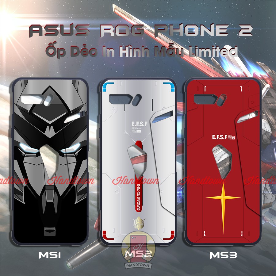 Ốp Lưng Asus ROG Phone 2 Dẻo Đen In Hình Mẫu Limited