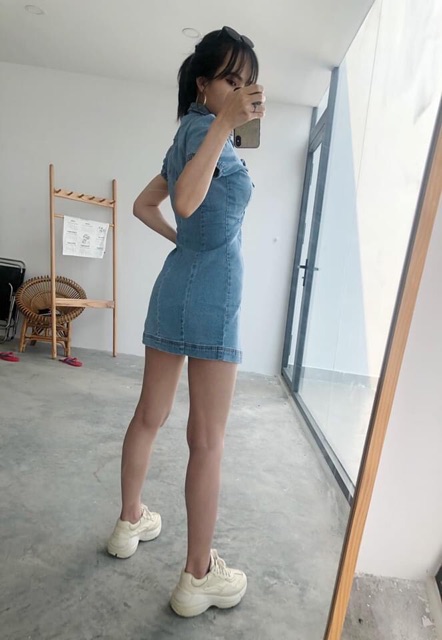 Đầm Jean Sunny Dress Rocky Denim