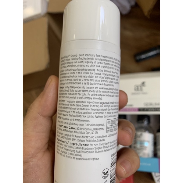Blossom & Bloom bột dưỡng tóc mịn,mỏng ginseng+biotin 35g Briogeo