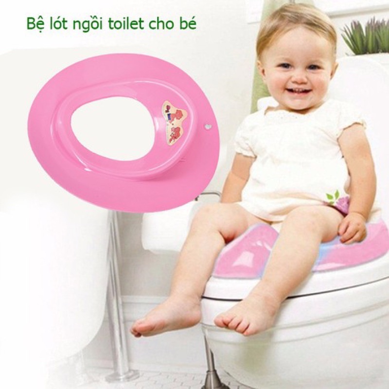 Bệ thu nhỏ bồn cầu giúp bé ngồi toilet an toàn no. 5438