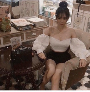 ÁO RỚT VAI TAY PHỒNG (KÈM HÌNH THẬT)