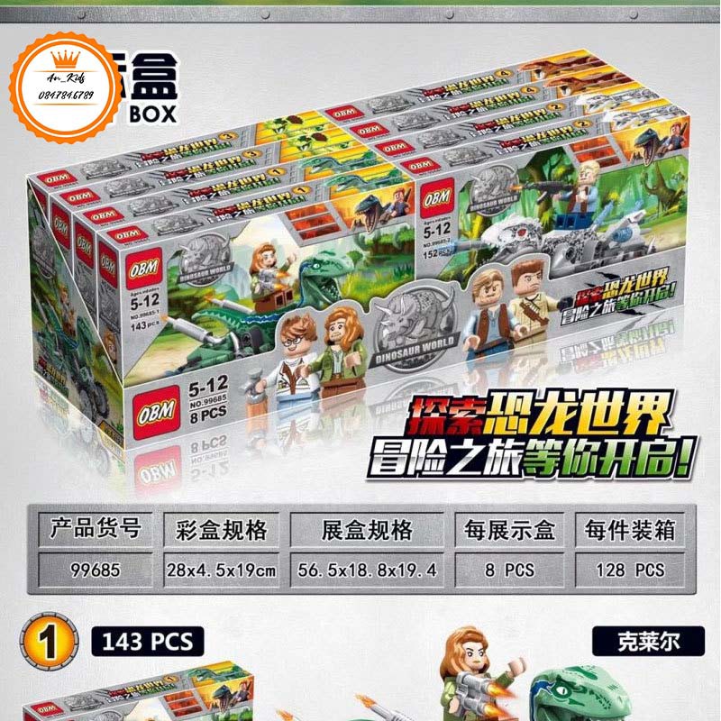 Bộ Đồ Chơi Lego Khủng Long Bạo Chúa 153 Chi Tiết - Đồ Chơi Cho Các Bé Phát Triển Tư Duy