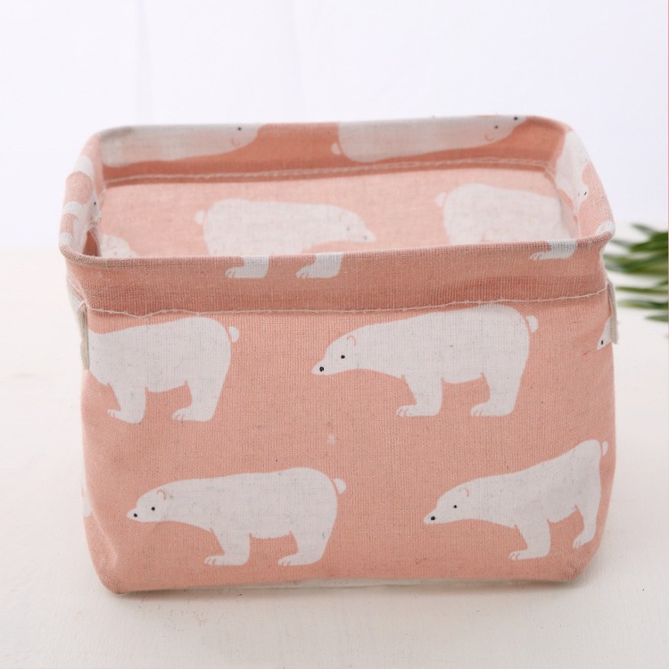 Túi Vải Đựng Đồ Đa Năng Họa Tiết Vintage xinh xắn – BLUE DEER
