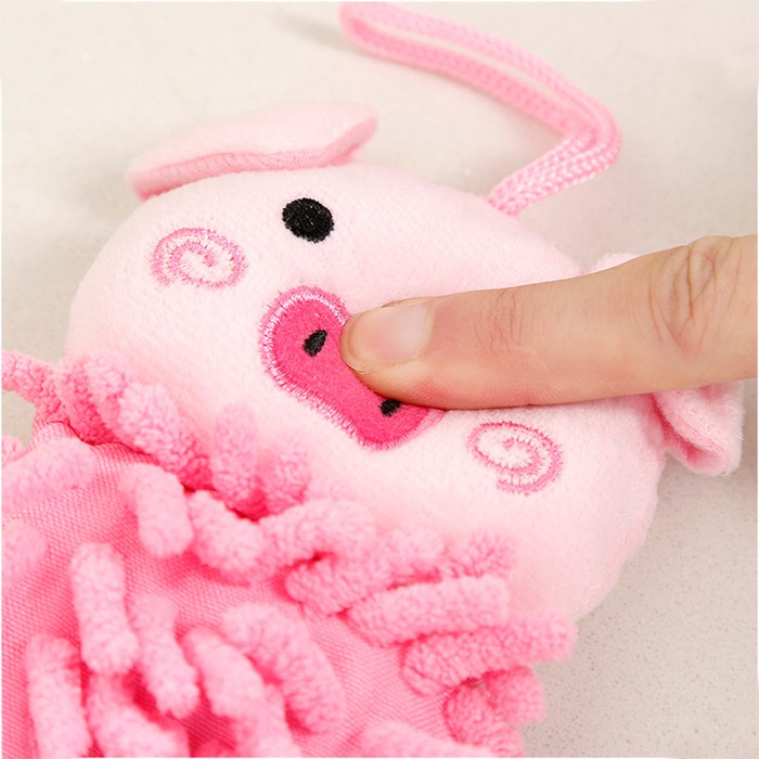 [Tổng Kho Sỉ] Khăn Lau Tay HÌNH THÚ SỢI SAN HÔ 35CM, Lau Bát Chén Đĩa Nhà Bếp Dày Dặn Đa Năng - Cotton Thấm Hút Nước