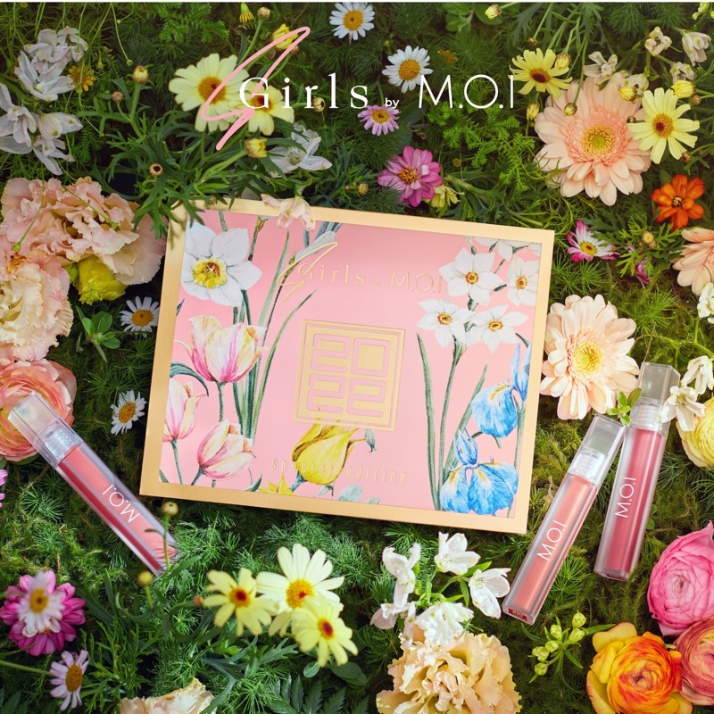 Set 3 cây Son Kem Nhung Lì SGirls MOI COSMETICS Hồ Ngọc Hà