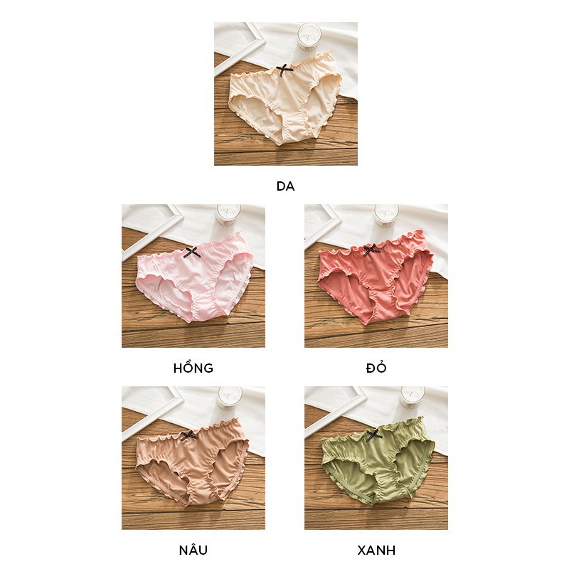 Quần lót nữ cotton cạp cao thời trang nghộ nghĩnh giá rẻ đẹp thun lạnh dễ thương QL06