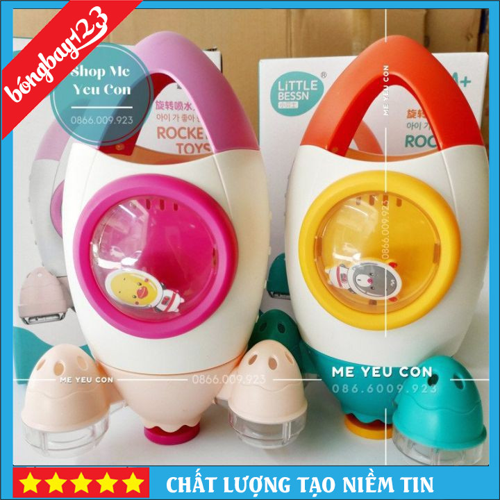 Tên Lửa Xoay 360 độ Phun Nước - Mô Hình Tên Lửa Tự Xoay Và Phun Nước Cho Bé
