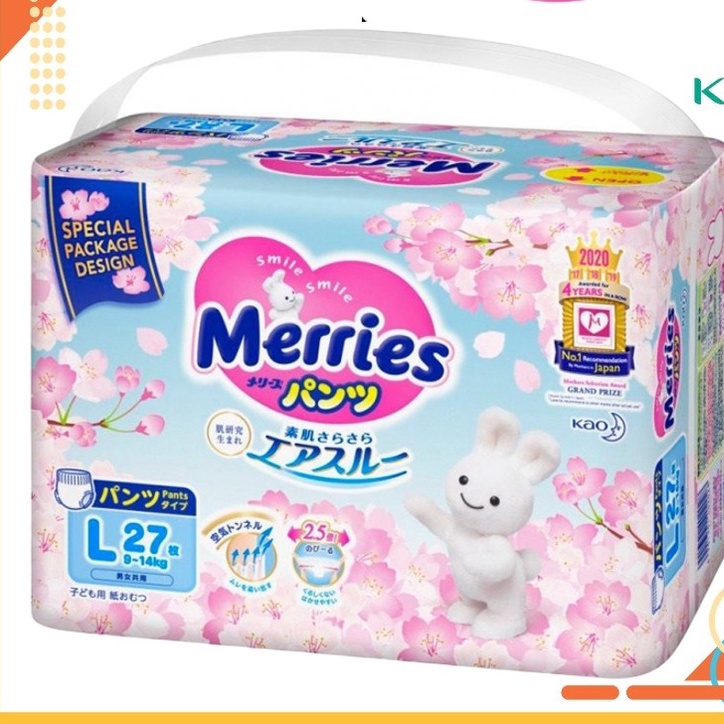 TÃ/BỈM MERRIES SAKURA NHẬT PHIÊN BẢN GIỚI HẠN ĐỦ SIZE M33/L27/XL24.