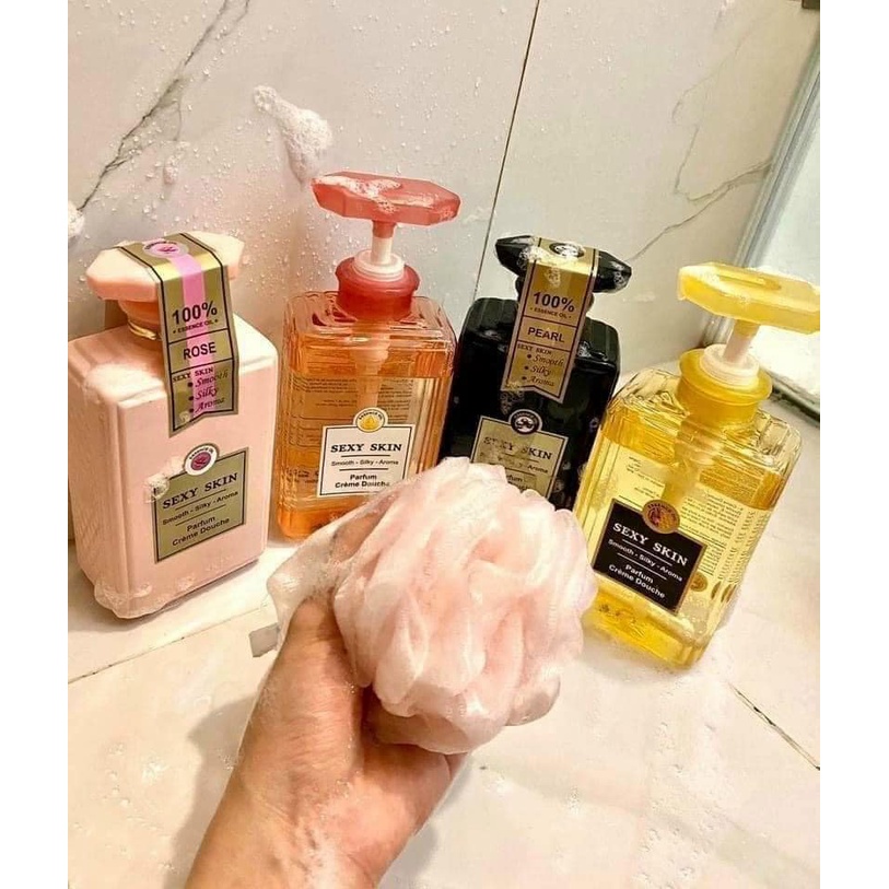 Sữa Tắm Nước Hoa Sexy Skin Lưu Hương Sang Trọng Quyến Rũ Pháp - 600ml