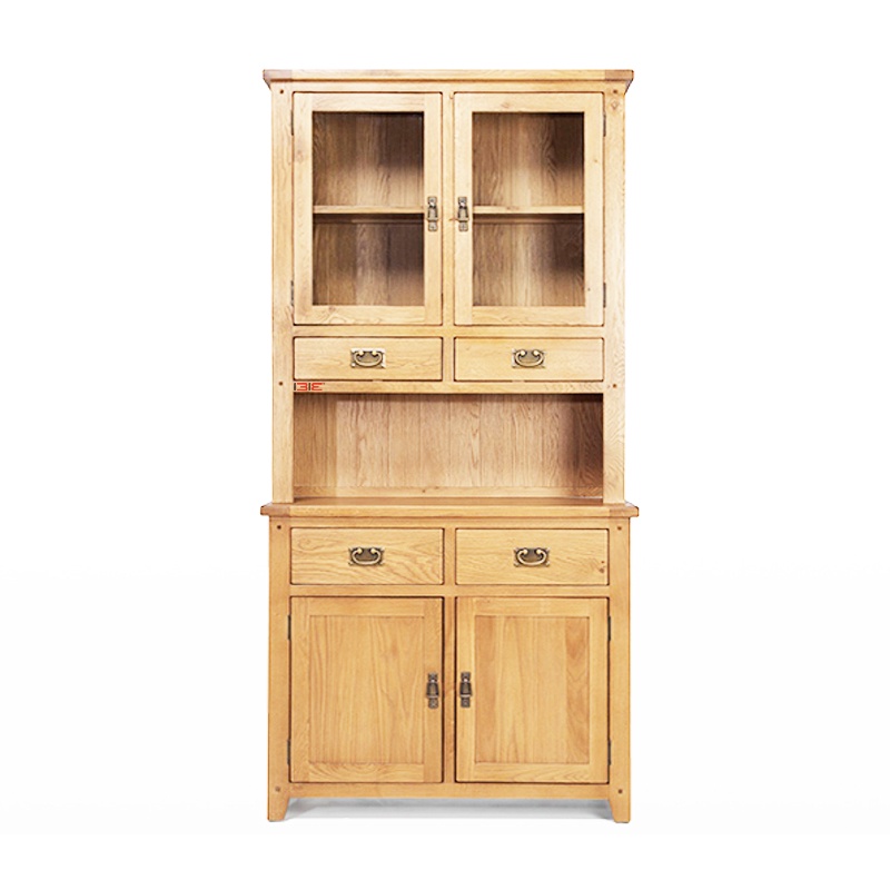 Tủ bếp 2 cánh Rustic gỗ sồi IBIE