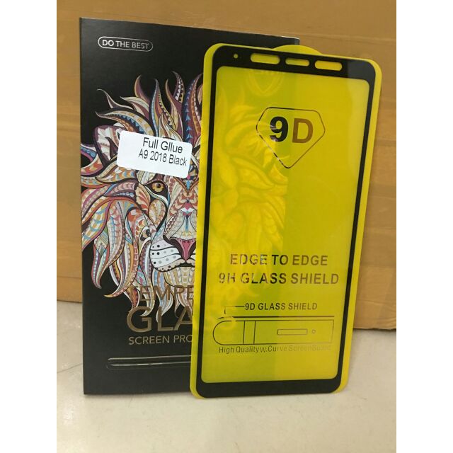 Dán full 9D glue Samsung A9 2018