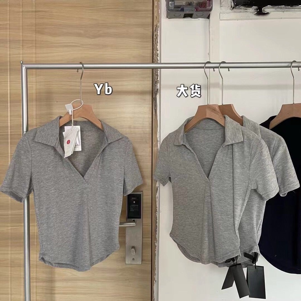 Áo Thun Len Tăm Xẻ Ngực Quảng Châu Giá Rẻ A061