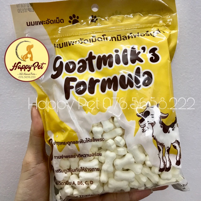 [Mã PET50K giảm Giảm 10% - Tối đa 50K đơn từ 250K] XƯƠNG SỮA DÊ CANXI CÔ ĐẶC BỔ SUNG CANXI CHO CHÓ THÁI LAN