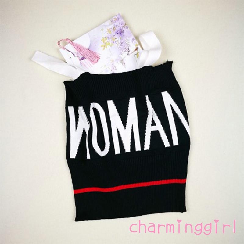 Áo dệt kim không tay in chữ hợp thời trang cho nữ | BigBuy360 - bigbuy360.vn