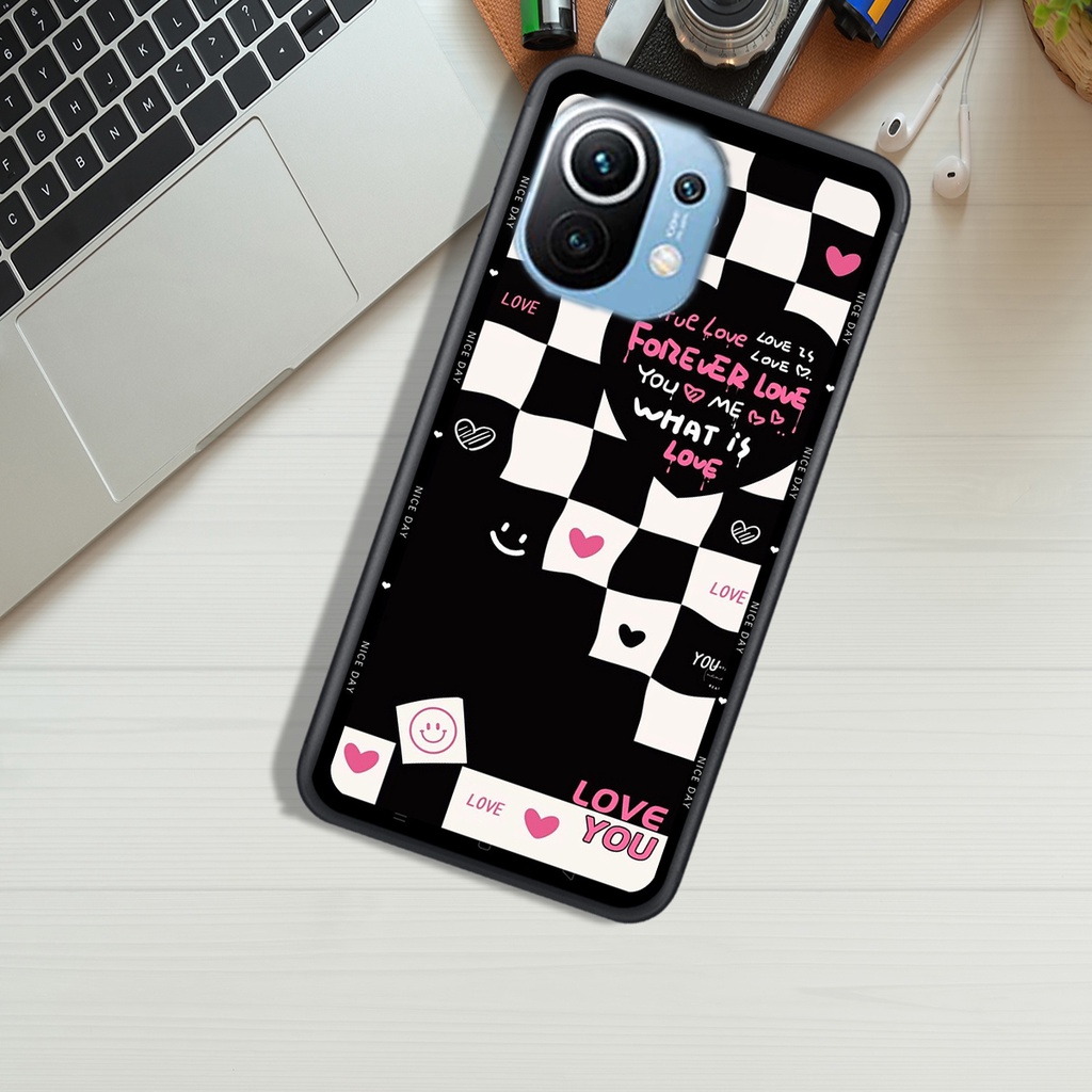 Ốp Lưng XIAOMI MI 11 - MI 11 LITE - MI 11T , In Hình &quot;Black Heart&quot; Phong Cách Đẹp.