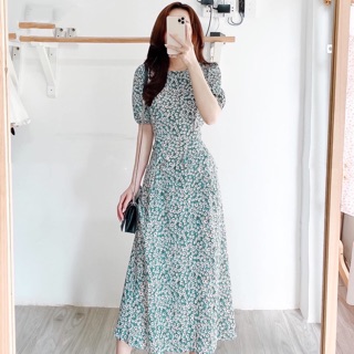 ĐẦM MIDI HOA NHÍ
