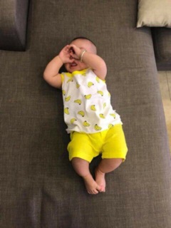 Bộ sát nách thun cotton xuất Hàn