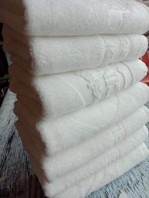 (500g) Khăn tắm trắng khách sạn cao cấp 5 sao kt 70x140cm