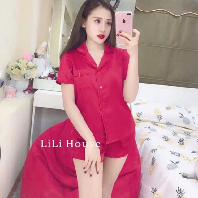 Bộ luạ bèo cộc tay nữ ( hình thật)