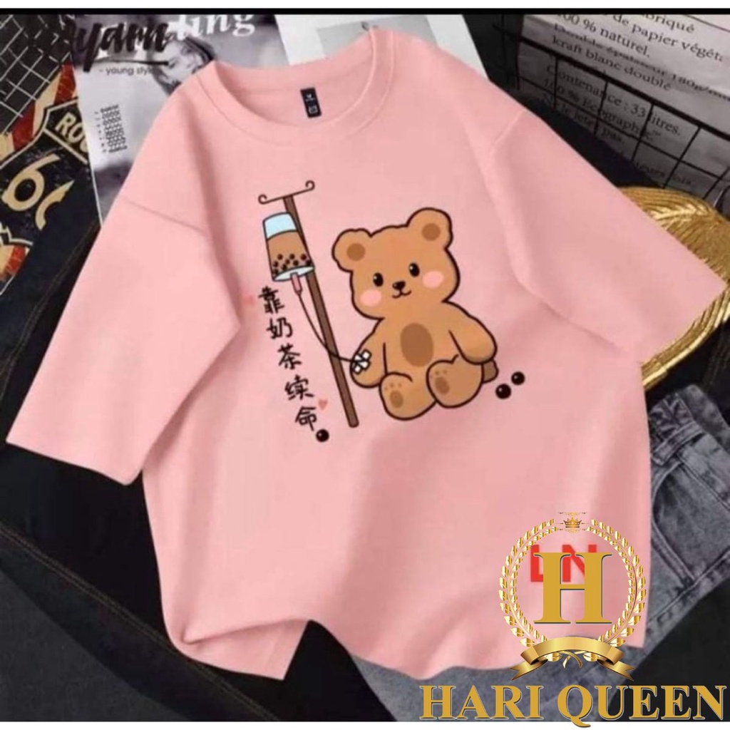 Áo phông gấu truyền nước HARIQUEEN
