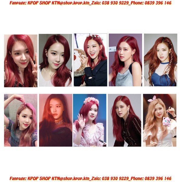 CARD IN FULL ROSE' BLACK PINK_BP-24