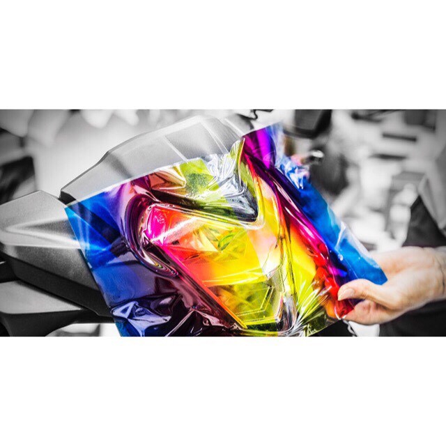 Tấm film dán đèn 7 màu cho xe máy ô tô