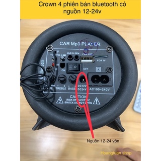 Loa Crown số 4 có bluetooth.