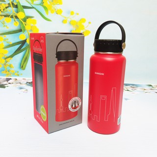 Bình giữ nhiệt Lock&Lock bằng thép không gỉ RigaTumbler (Shanghai) 897ml  LHC4160RED màu đỏ