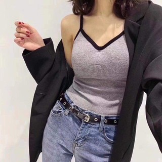[Rẻ Vô Địch] áo hai dây kèm mút ngực (dây chéo lưng)