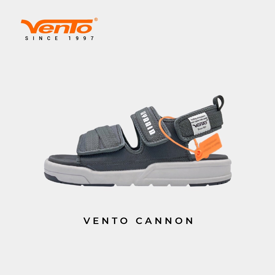 Giày dép Sandals VENTO CANNON màu Tro Nam đi học/đi làm.