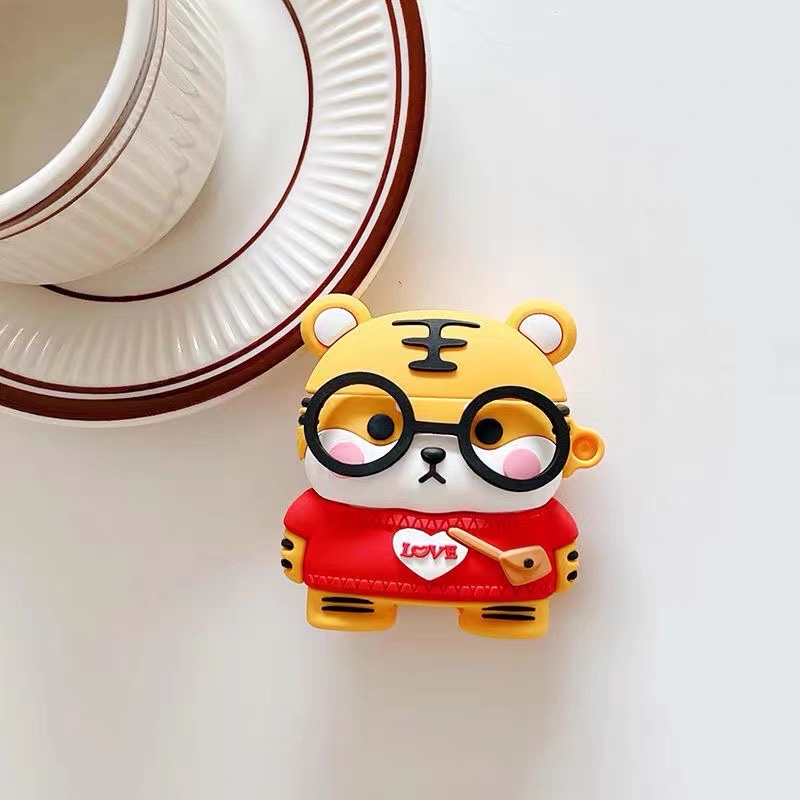Vỏ case ốp bảo vệ cho airpods 1 2 3 pro chất chống bẩn hình cute