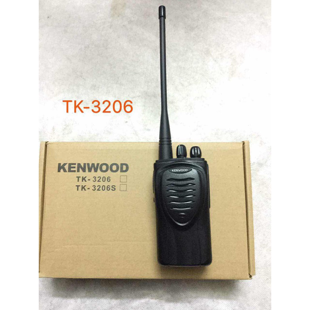 Bộ đàm cầm tay Kenwood TK-3206 - Hàng nhập khẩu - Bảo hành 24 tháng - Tặng kèm tai nghe bộ đàm