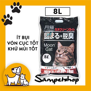 (Siêu rẻ) Cát Nhật đen hương coffe cho mèo 8L - 15L