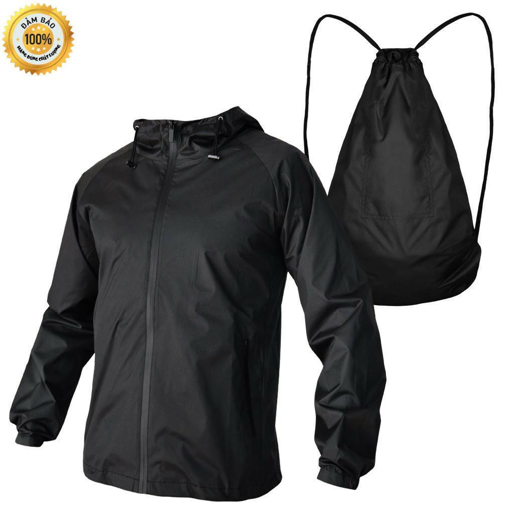 Áo khoác dù nhẹ 2 trong 1 chuyển đổi thành túi balo TTGShcm BKD33 (có túi trong) ( CHÍNH HÃNG )