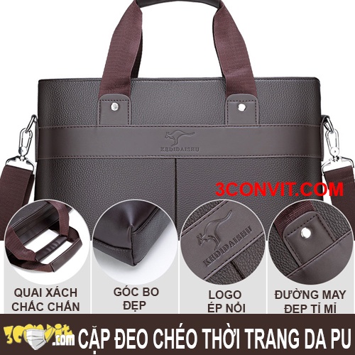 Cặp đeo chéo đa năng thời trang da PU