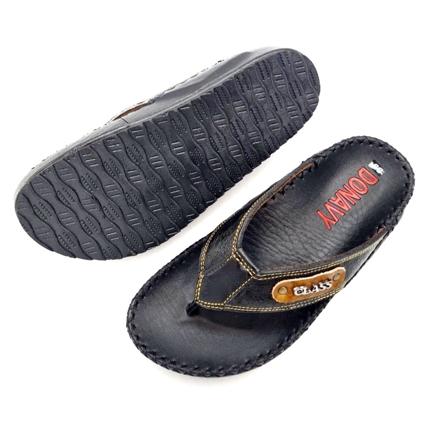 Dép nam da bò, dép kẹp nam, dép xỏ ngón da bò thời trang KINSON SHOP - Kẹp Classs