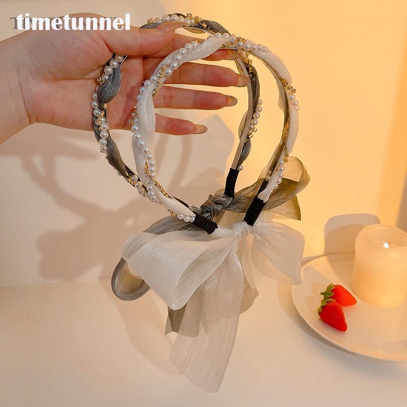 Băng Đô Bện Ngọc Trai Mới Cho Nữ 2022 timetunnel