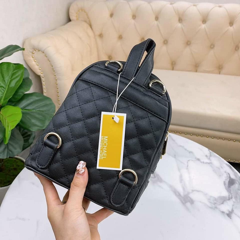 Balo Nữ✔️Chuẩn Loại 1✔️Balo Mini Trần Trám Size 20 Đen,Hồng Xuất Xịn