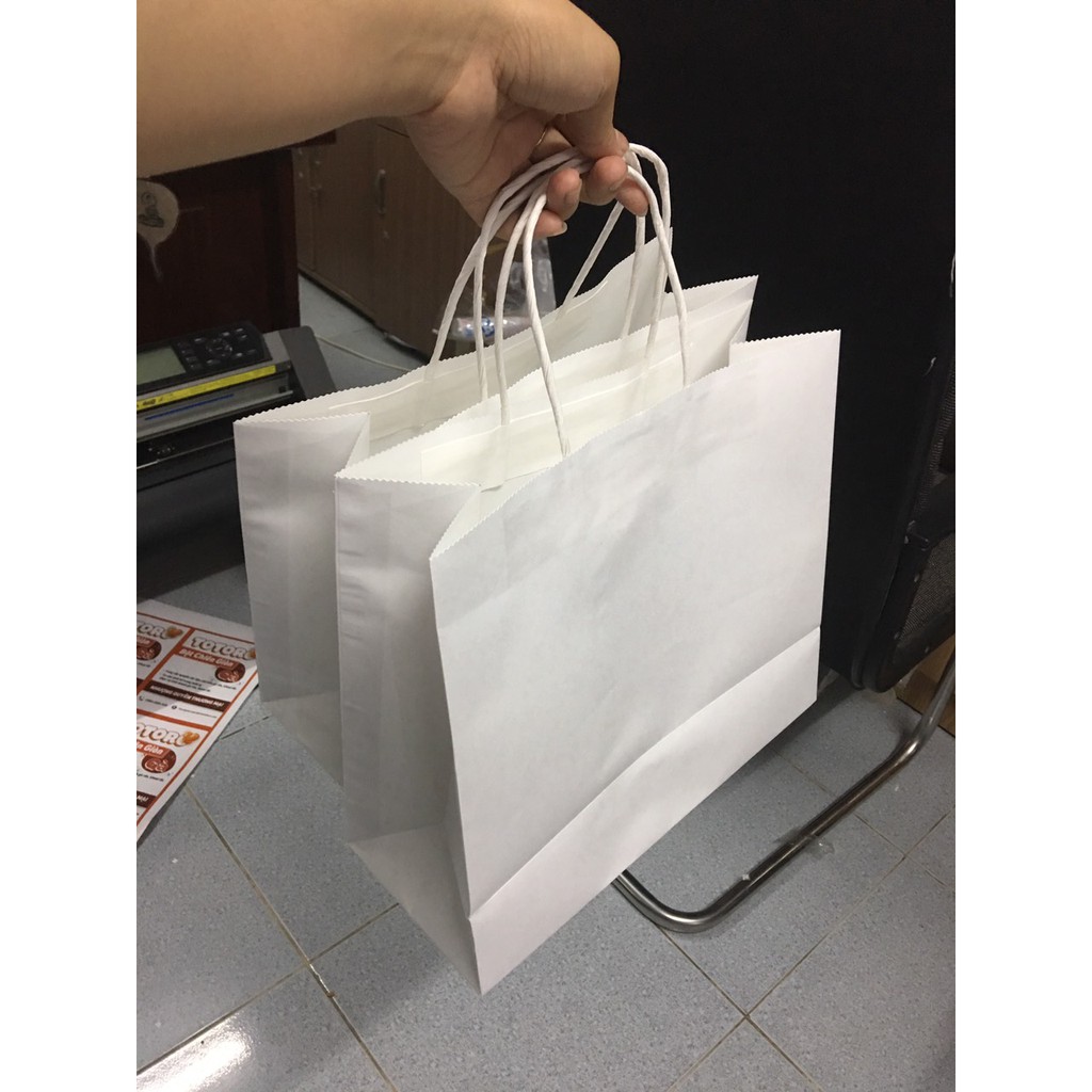Túi giấy kraft trắng siêu to KT08T-trắng