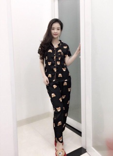 Đồ bộ phi lụa tay ngắn (1/3/18)