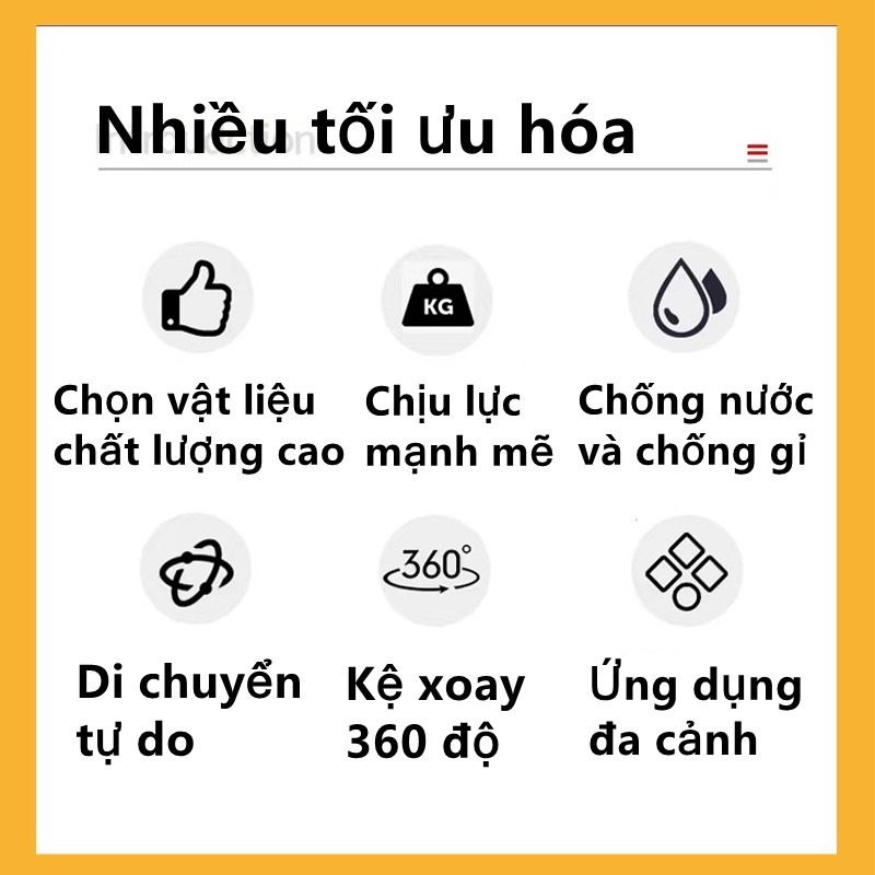 Kệ Rổ Xoay,Kệ Đựng Đồ Nhà Bếp Đựng Đồ Nhiều Tầng Đa Năng Tiện Dụng Phiên Bản 2021