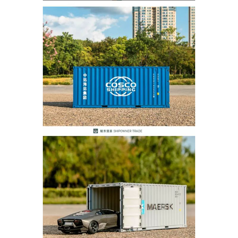 Mô hình thùng container 1:24