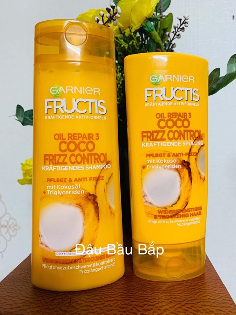 Cặp dầu gội Garnier Fructis