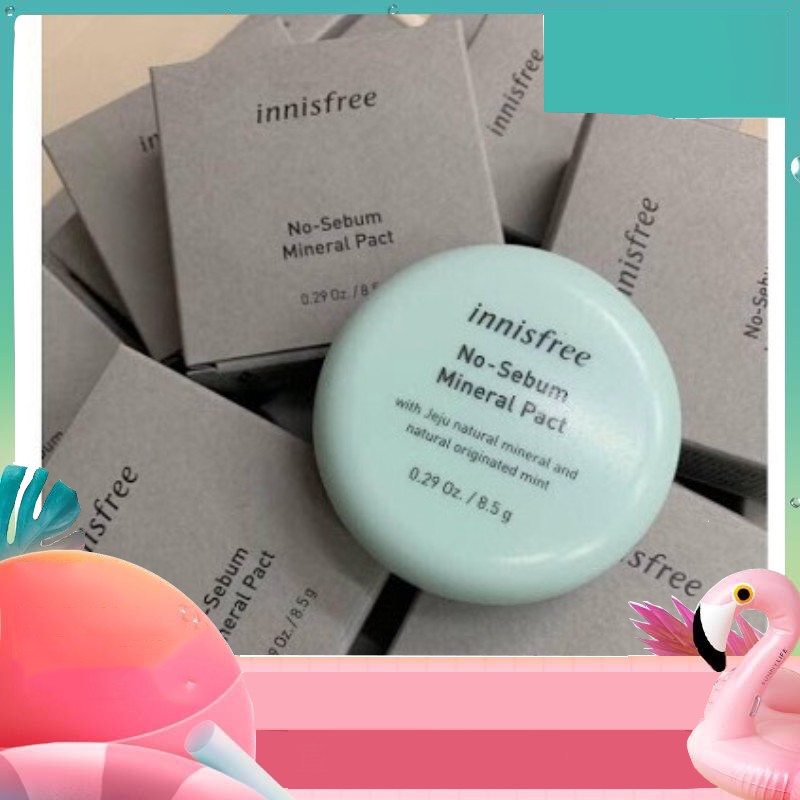 NXG Phấn phủ nén kiềm dầu Innisfree No sebum Mineral Pact 8.5g