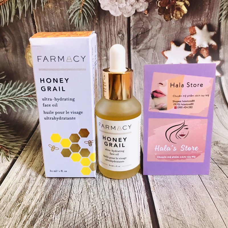 Farmacy Beauty Dầu dưỡng ẩm chống oxy hóa HONEY GRAIL Antioxidant Facial Oil